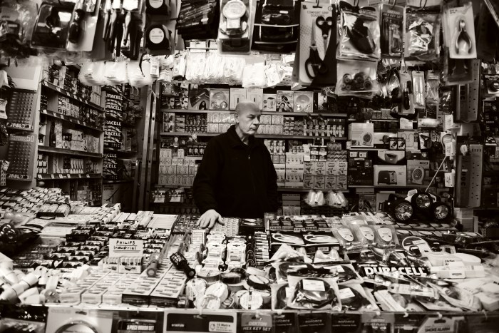Anton Jaskiewisz is a long-standing trader at Tommyfield Market in Oldham, where he owns and operates
The Battery Shop