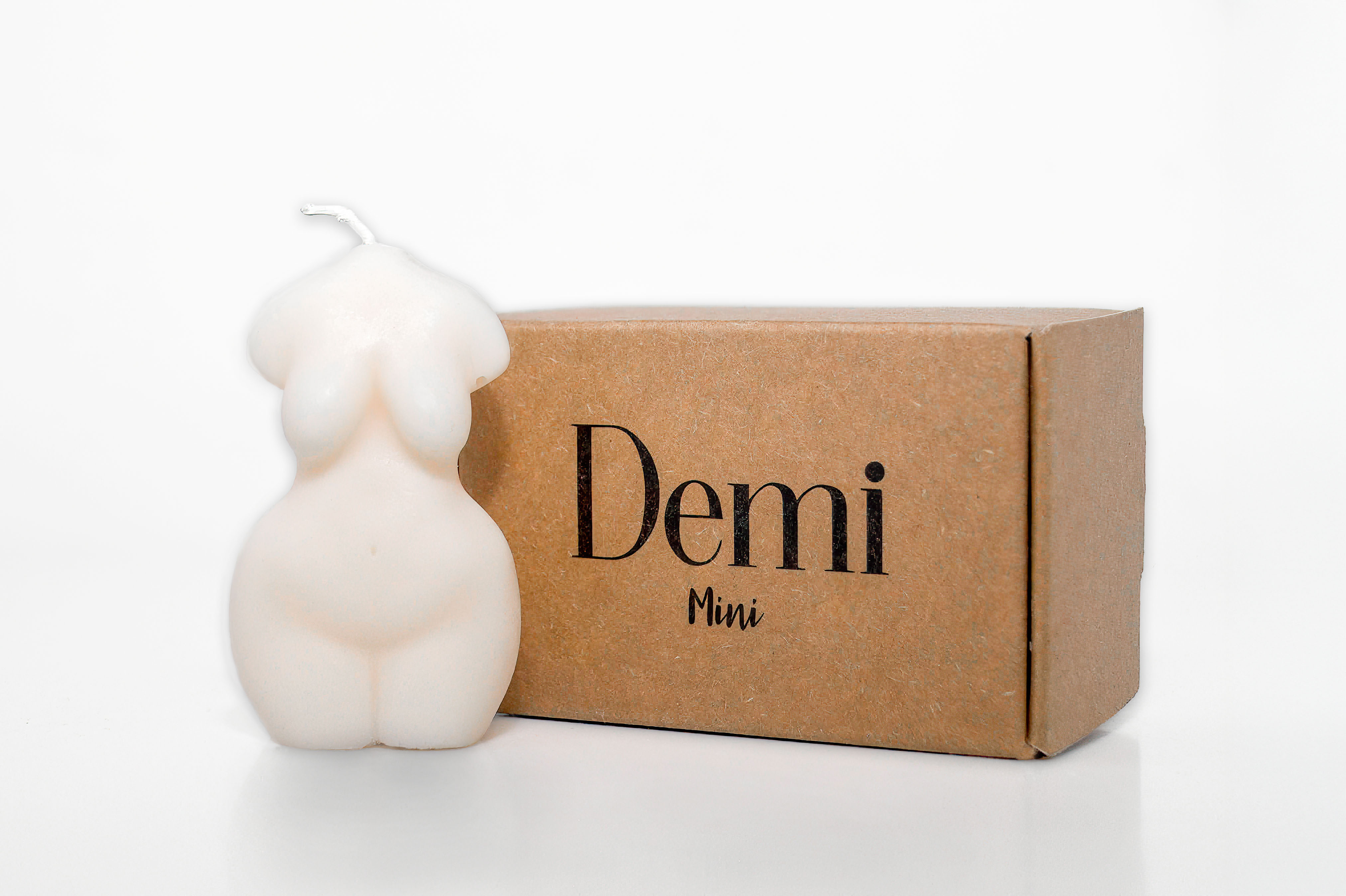 Candle product packshot on clean white background