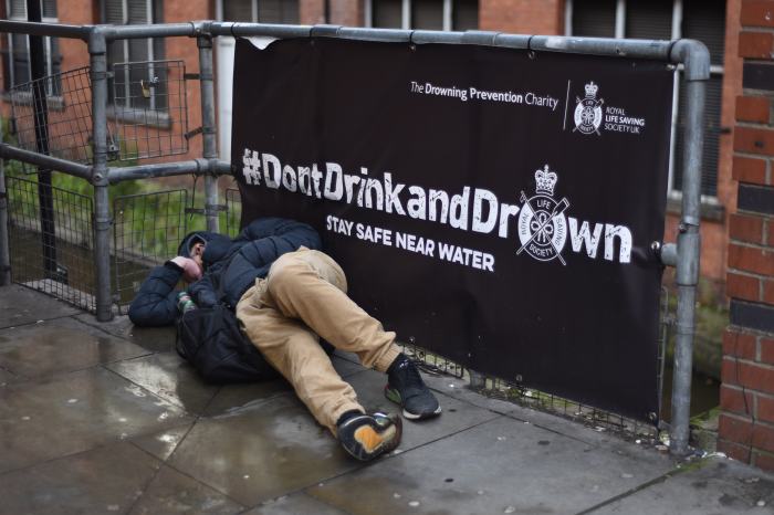 Dont drink and drown Street Photography Manchester