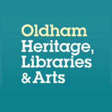 Oldham Heritage, Libraries and Arts logo