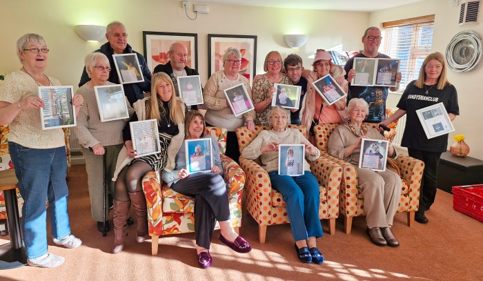 Throstle Court Pop Idol Charity Calendar with the Mayor and Andy's Man Club 